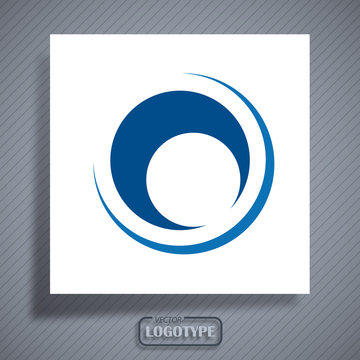 Logo metal pipe, hole # Vector