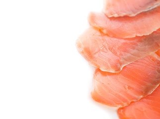 Slices of a salmon