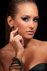 Obraz premium girl in fashionable clothes