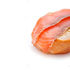 Slices of a salmon