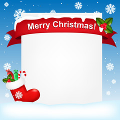 Merry Christmas And New Year Background