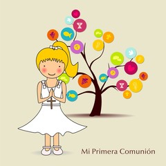 MI PRIMERA COMUNION