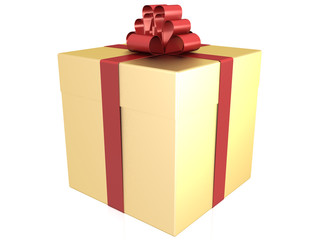 A gift of gold with a red ribbon №2