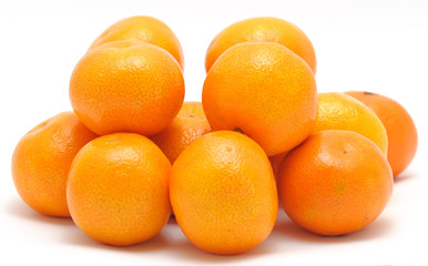 Stack of mandarines