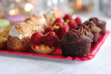 desserts, ambiance de fête
