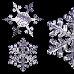 snowflakes set - 37217343
