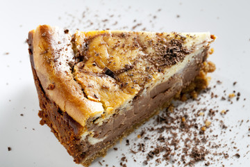 Slice of Chocolate Cheescake