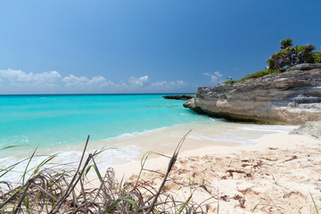 Scenery of Caribbean Sea in Mexico