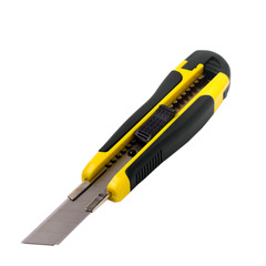 stationery knife isolated on white