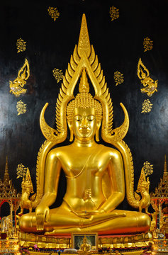 Buddha image in Thai temple, Bangkok