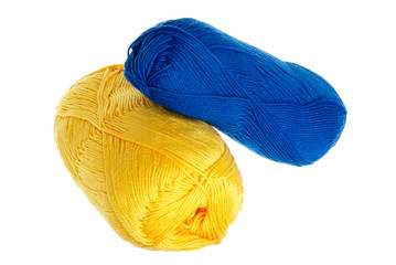 hanks of threads for knitting