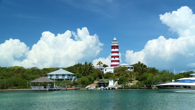 Tropical Island Lighthouse