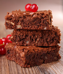 brownies and red currant