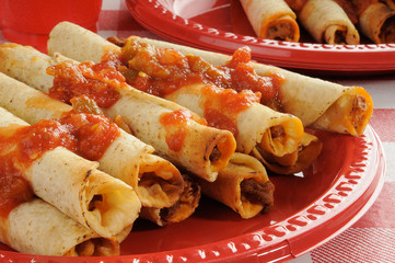 Rolled up tacos