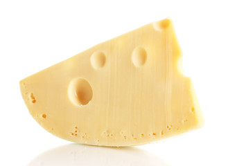 Сheese isolated on white
