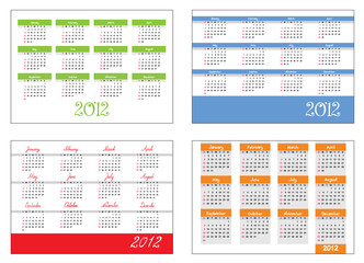 Set - The calendar grid