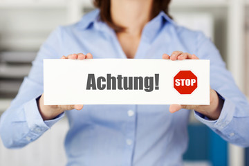 achtung stop