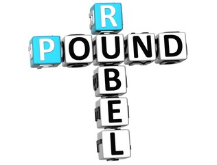 3D Rubel Pound Crossword
