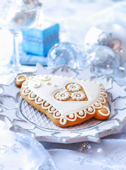 Obraz na płótnie Canvas Gingerbread bell for Christmas