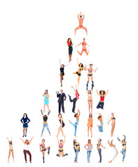 Levels Success Jumping