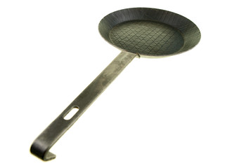 iron pan isolated on white background