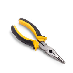 yellow insulated pliers