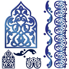 Vector islamic design element