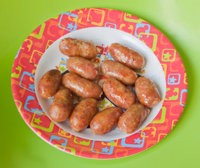 thai rice sausage style