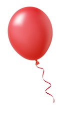 Roter Luftballon - obrazy, fototapety, plakaty