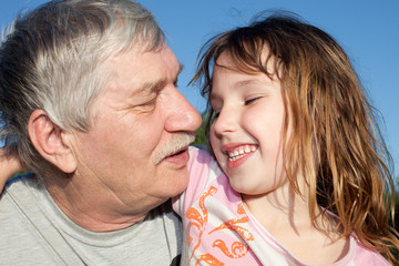 grandfather and grandchild