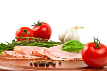 Putenwurst in Scheiben