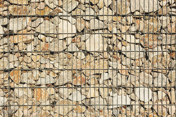 Reinforced stone wall detail