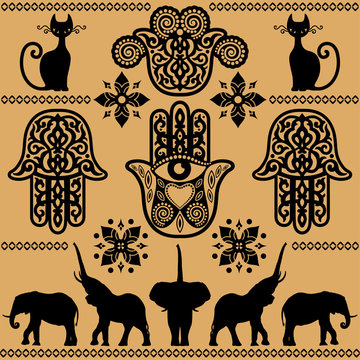 ethnic decorative pattern