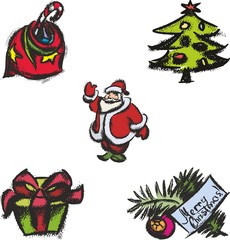 Christmas vector set 4