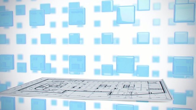 Plan on animated background