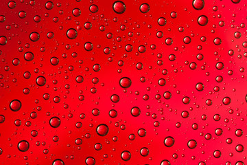 Red water drops