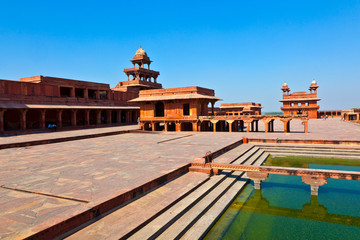 old city of Fatehpur Sikri, India.