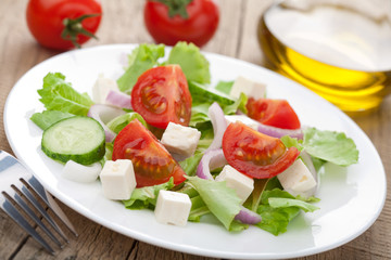 fresh vegetable salad