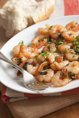 Prawns, sherry and garlic