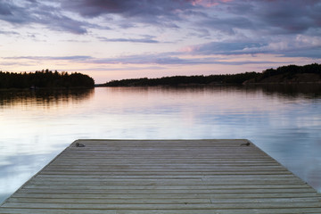 Lake viewed from jetty