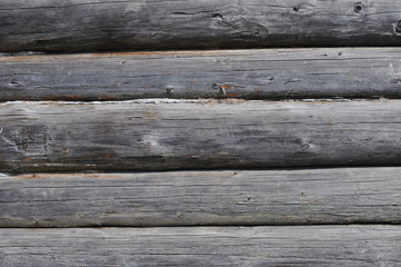 Old wooden logs