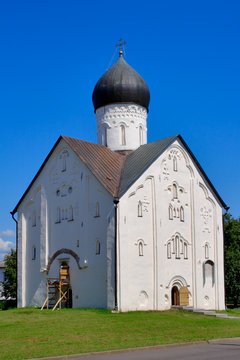 Church Savior of transfiguration in Iljine street  in Novgorod.