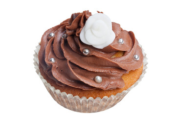 Cupcake de chocolate