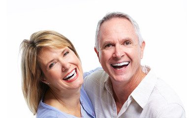 Senior couple in love.