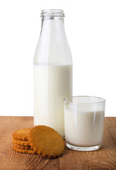 Milk with cookie