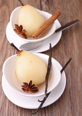 poached pear