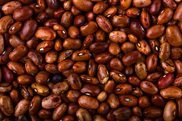 Background beans. View from above.
