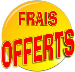 bouton frais offerts