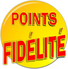 bouton points fidélité