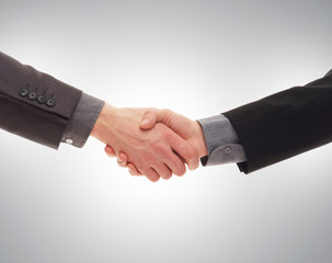 Handshake of two businessmen